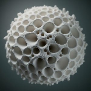 porous-structure-of-hydroxyapatite-and-latex