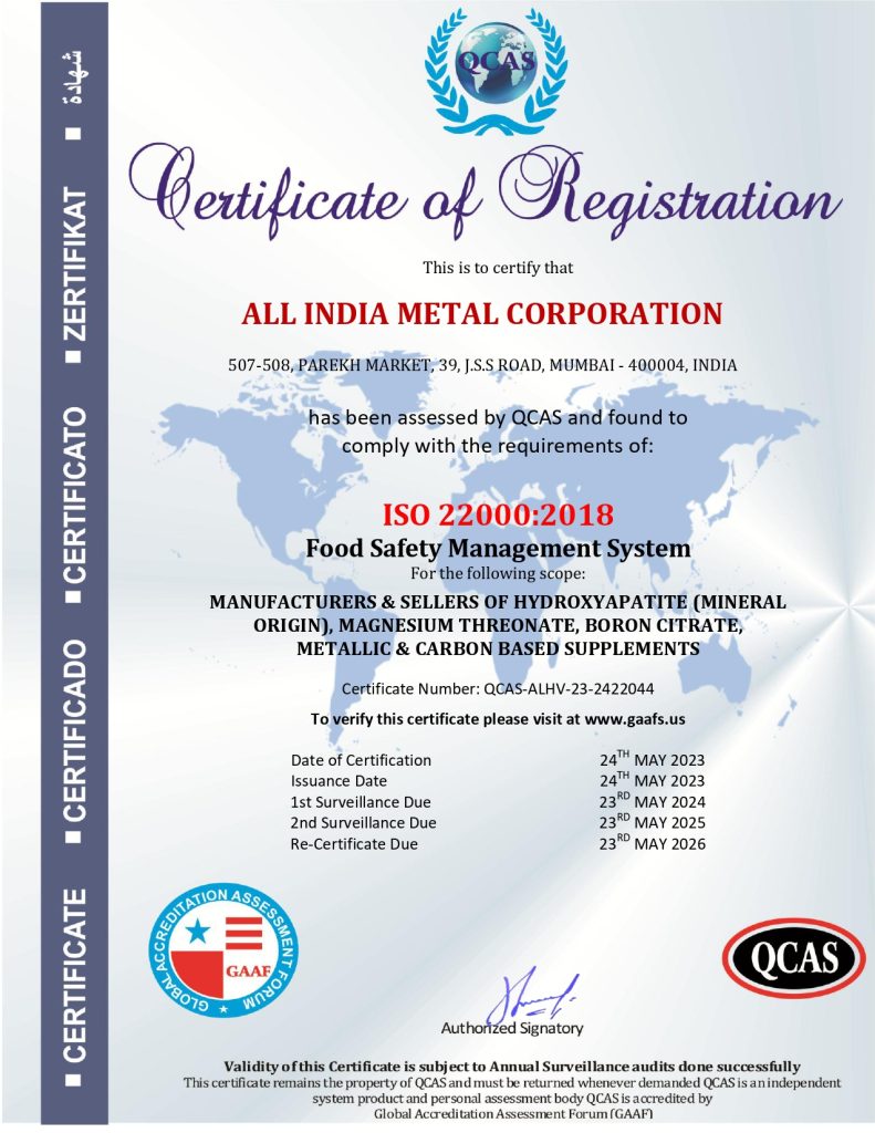 Certifications | https://allindiametal.com/certifications/