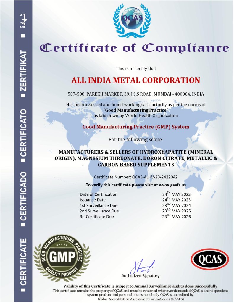 Certifications | https://allindiametal.com/certifications/