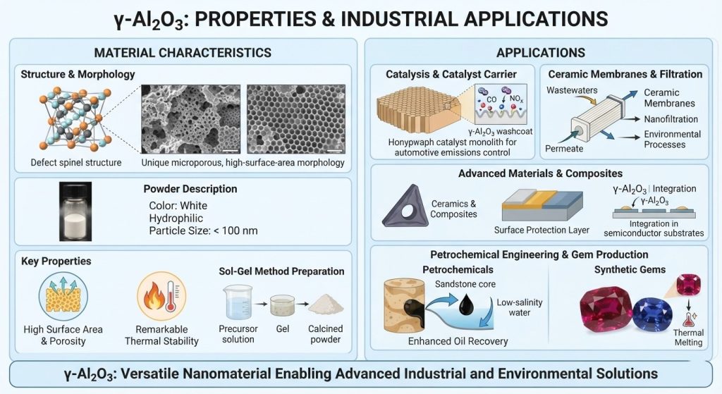 Gamma Nano Aluminium Nanoparticle Powder | https://allindiametal.com/gamma-nano-aluminium-nanoparticle-powder/